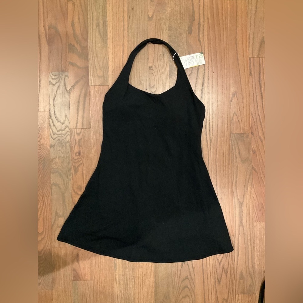 HALARA XL Halter Everyday Cloudful Fabric Backless 2-in-1 Activity Dress